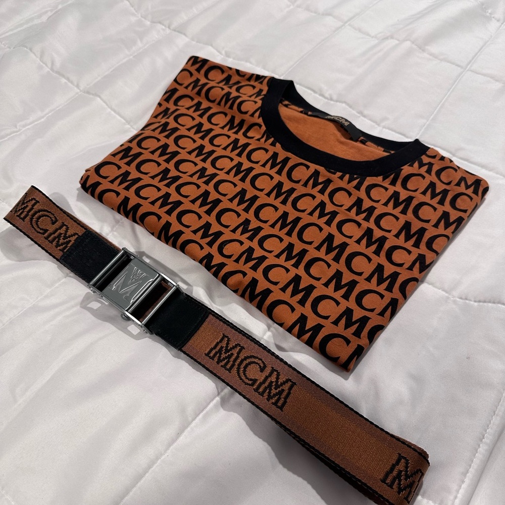 Mcm shirt & belt combo package